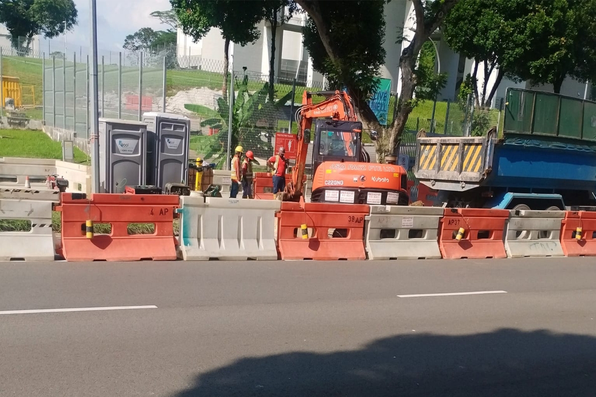 Asiapacz underground infrastructure work in Singapore
